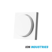 ION INDUSTRIES | Centraalplaat Dimmerknop Enkelvoudig t.b.v. Indicatielamp V1 /J1 Alpin Wit