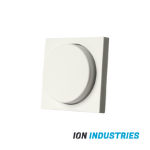 ION Industries Dimmerknop Enkel – Centraalplaat Voor V1/J1 – Mat Alpin Wit