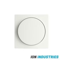 ION Industries Dimmerknop Enkel – Centraalplaat Voor V1/J1 – Mat Alpin Wit