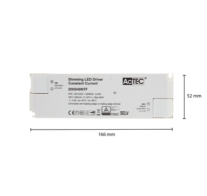 ACTEC  CONSTANT CURRENT  DIMBAAR  DRIVER  20-40W MDRLED®