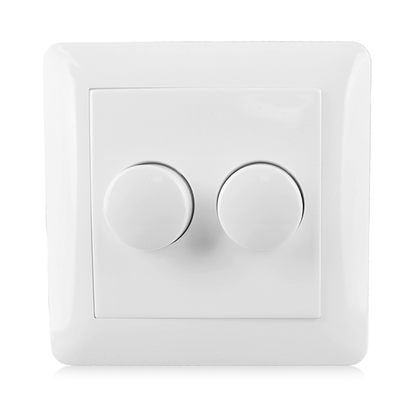 Duo-Dimmer Abdeckrahmen passend für Duo-Dimmer (DM075) MDRLED® 