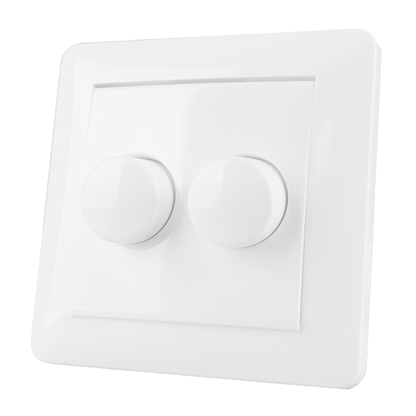 Duo-Dimmer Abdeckrahmen passend für Duo-Dimmer (DM075) MDRLED® 