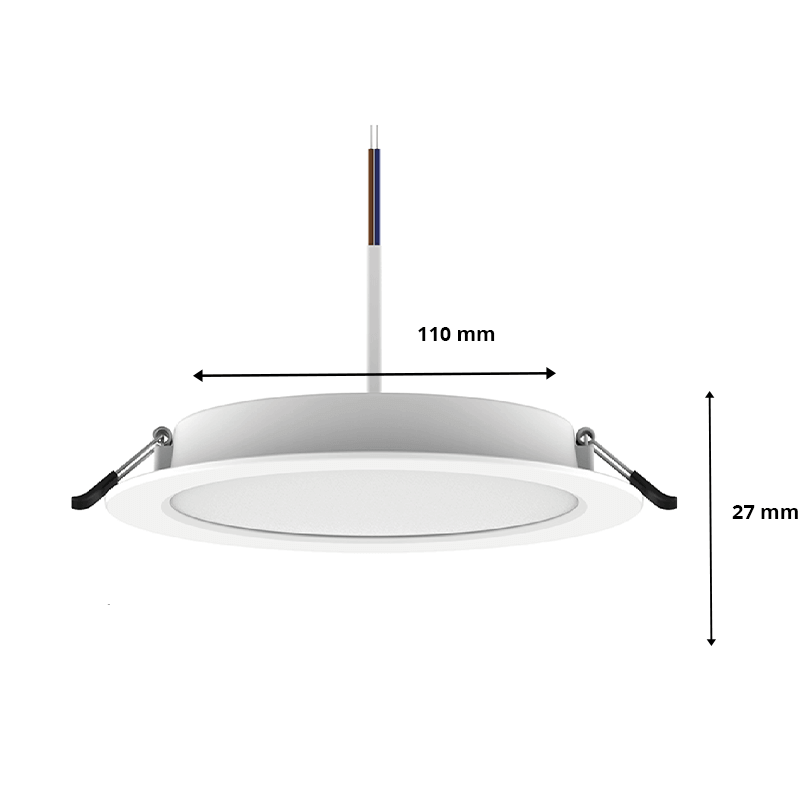 Downlight Ø110 - 9W 4000K van MDRLED® Actie