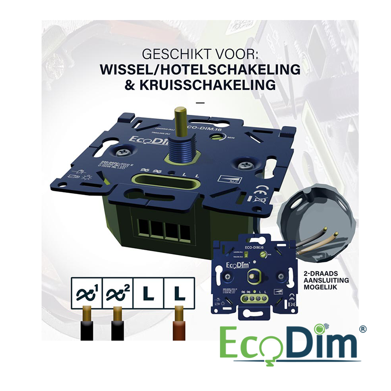 LED-DIMMER UNIVERSAL | 0-300W | Phasenabschaltung und Linksansteuerung (RLC)
