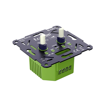 Zigbee LED Dimmer Duo – 2x 0-100W, Faseafsnijding (RC), ECO-DIM.05-ZIGBEE  Slimme Verlichting