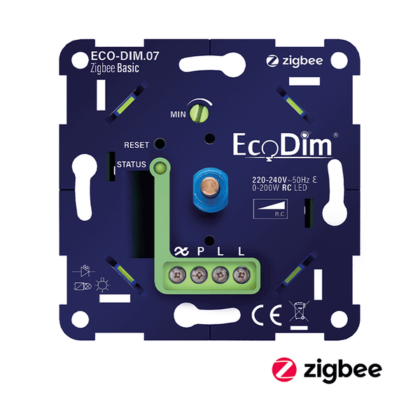 Ściemniacz LED Zigbee Basic Push/turn 0-200W ECO-DIM.07-ZIGBEE-BASIC MDRLED®