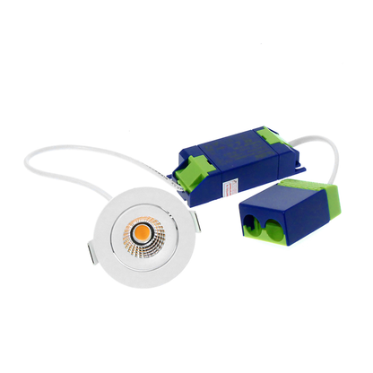 ECODIM ED-10058 LED EINBAUSTRAHLER KLEINE EINBAUTIEFE IP54 DIM TO WARM RUND WEISS 55MM MDRLED®