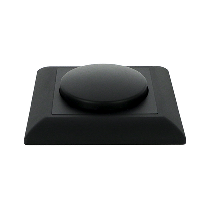 ECODIM ED-10002B DIMMERKNOPF SCHWARZ INKL. ZENTRALPLATTE UND RAHMEN MDRLED®