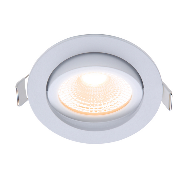 ECODIM ED-10022 REFLEKTOR WPUSZCZANY LED O MAŁEJ GŁĘBOKOŚCI BUDYNKU, IP54, ŚCIEMNIANY DO CIEPŁEGO, OKRĄGŁY, BIAŁY 75MM. MDRLED®