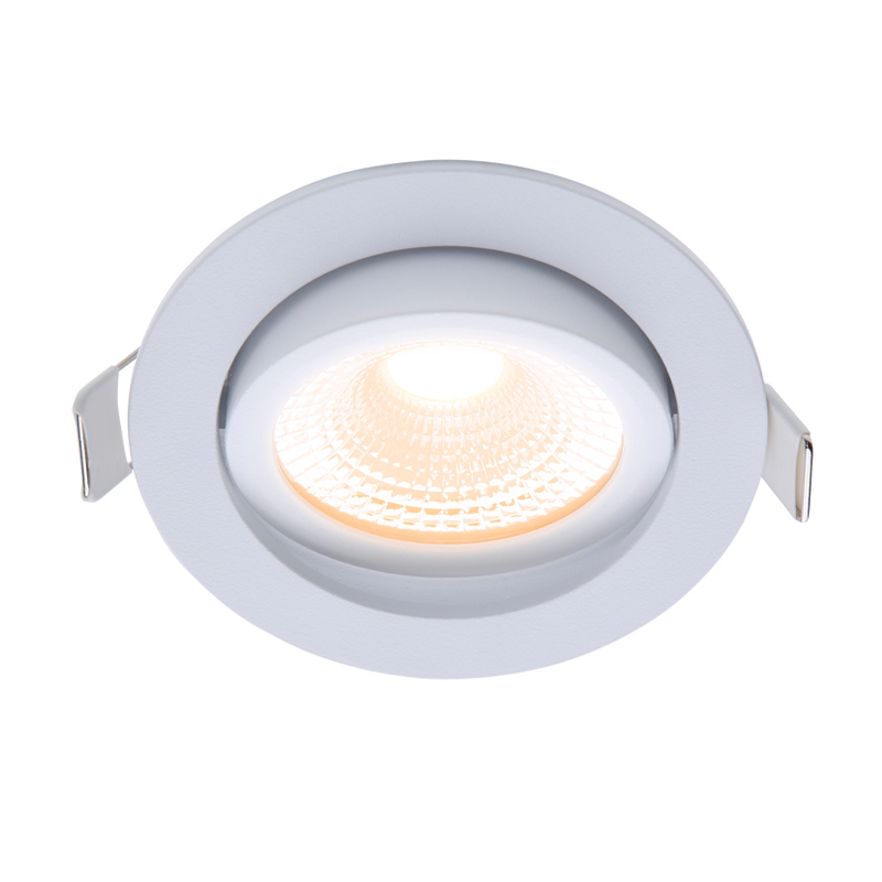 ECODIM ED-10022 REFLEKTOR WPUSZCZANY LED O MAŁEJ GŁĘBOKOŚCI BUDYNKU, IP54, ŚCIEMNIANY DO CIEPŁEGO, OKRĄGŁY, BIAŁY 75MM. MDRLED®