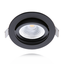 ECODIM ED-10029 LED EINBAUSTRAHLER KLEINE EINBAUTIEFE IP54 WARMWEISS RUND SCHWARZ 75MM MDRLED®