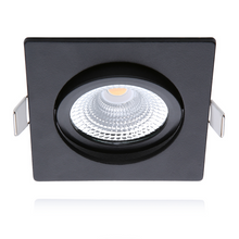 ECODIM ED-10026 LED EINBAUSTRAHLER KLEINE EINBAUTIEFE IP54 DIM TO WARM QUADRATISCH SCHWARZ 75MM MDRLED®