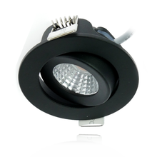 ECODIM ED-10060 LED EINBAUSTRAHLER NIEDRIGE EINBAUTIEFE IP54 DIM TO WARM RUND SCHWARZ 55MM.MDRLED®