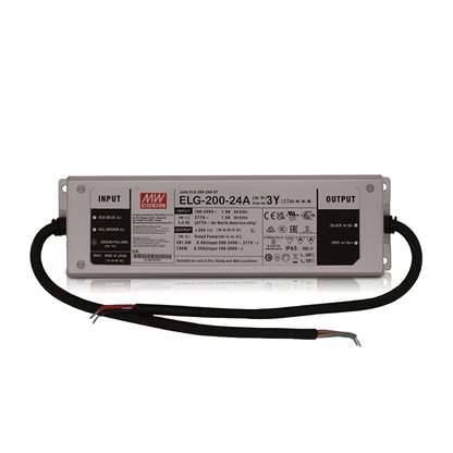 MEANWELL 24V-TREIBER IP65 200W MDRLED®