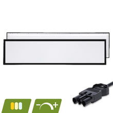 Back-lit LED Paneel 120x30 Zwart 30W Dimbaar – CCT Switch – 3-SWP Aansluiting