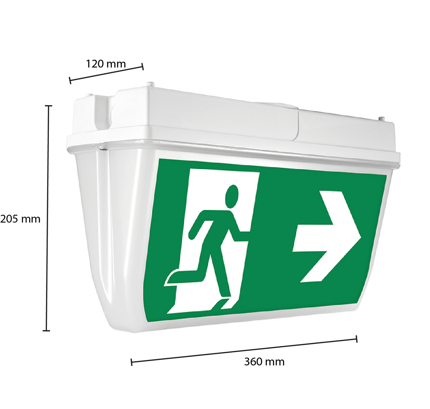 NOODVERLICHTING PLAFOND 7 watt IP65 OPBOUW. MDRLED®