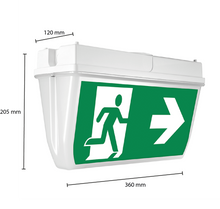 NOODVERLICHTING PLAFOND 7 watt IP65 OPBOUW. MDRLED®