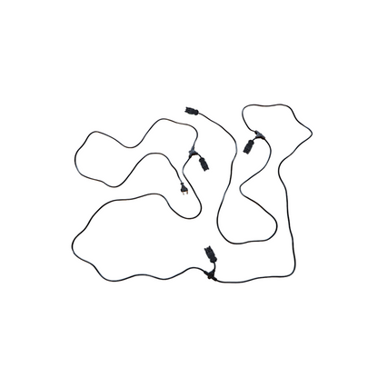 Eurostekker naar 2x / 3x / 4x SWP-3 Stekker | MDRLED® | 2m Kabel | Zwart | 2 Jaar Garantie