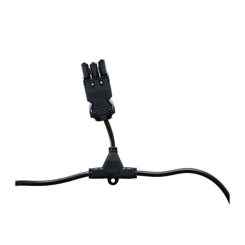 Eurostekker naar 2x / 3x / 4x SWP-3 Stekker | MDRLED® | 2m Kabel | Zwart | 2 Jaar Garantie