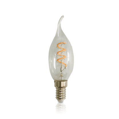 LED Filament E14 Kaarslamp - Dimbaar, Helder, 4W, 2200K  MDRLED®