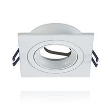 GU10 LEUCHTE 4 SEITIG, NEIGBAR SCHWARZ, WEISS, SILBER MR16 Ø80mm MDRLED®