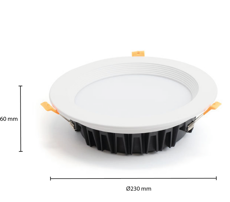 MI-LIGHT DOWNLIGHT RGB+CCT Ø195 25W BIAŁY MDRLED®