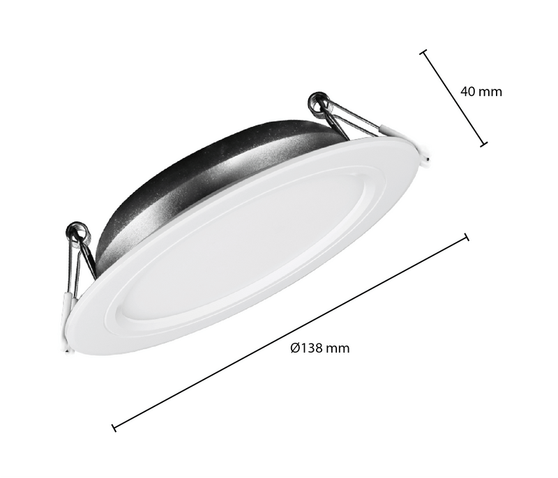 MI-LIGHT Downlight RGB+CCT Ø110 9W BIAŁY MDRLED®