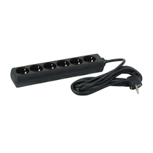 ZESVOUDIGE TAFELCONTACTDOOS 3M ZWART MDRLED®