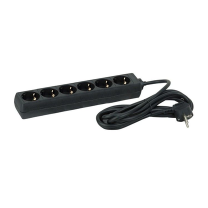 ZESVOUDIGE TAFELCONTACTDOOS 3M ZWART MDRLED®