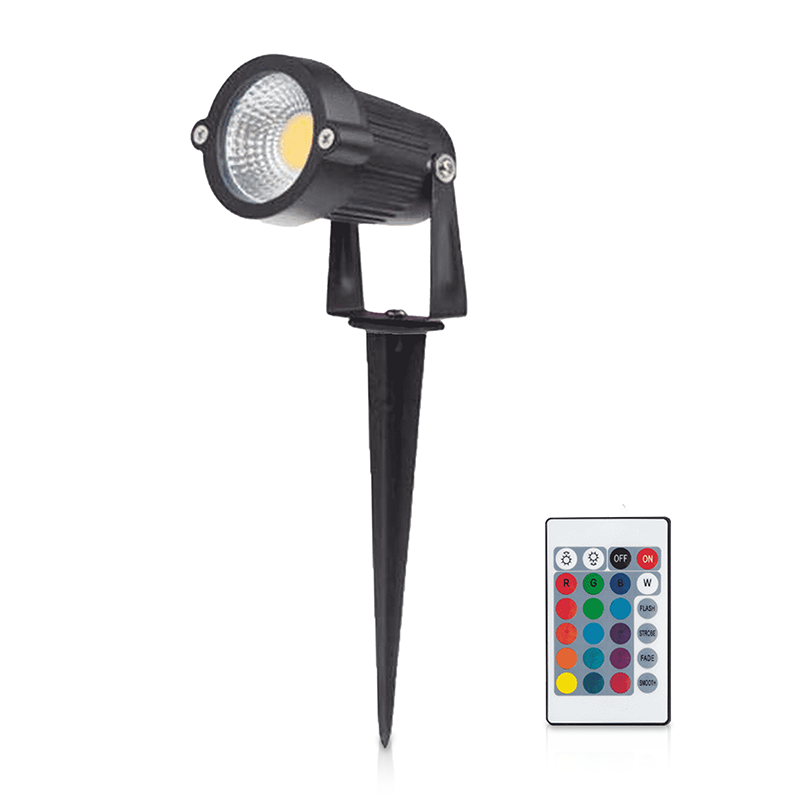 OPRAWA OGRODOWA LED Z KOLCĄ DO MOCOWANIA W GRUNT 6W RGB MDRLED®