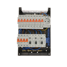 3-FASE GROEPENKAST 9x AUTOMAAT B16 3x AARDLEKSCHAKELAAR 30mA 1x WCD MDRLED®