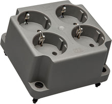 ABB Deksel 4-voudig Stopcontact Opbouw Grijs 5 STUKS