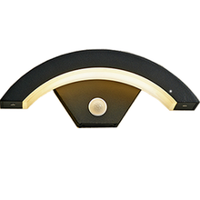 WANDLAMP 12W MET SENSOR IP65 GRIJS 3000K MDRLED®