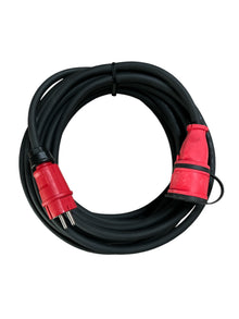 VERLENGKABEL-SNOER H07 RN-F Neopreen  ZWART 5/10/20 Meter 3 x 2,5 mm² 3680 Watt MDRLED®