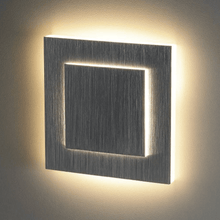 OPZETSTUK ALU LOOK | OPEN VIERKANT | T.B.V. INBOUW TRAPVERLICHTING