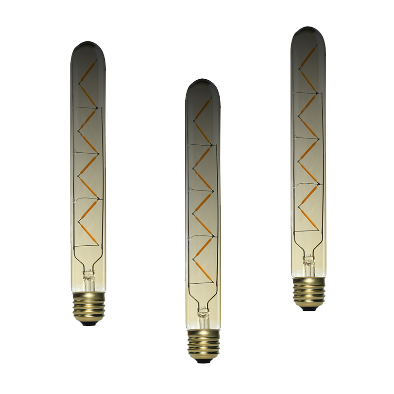 LED FILAMENT E27 TUBULAR DIMBAAR SMOKY 4W 2400K MDRLED®