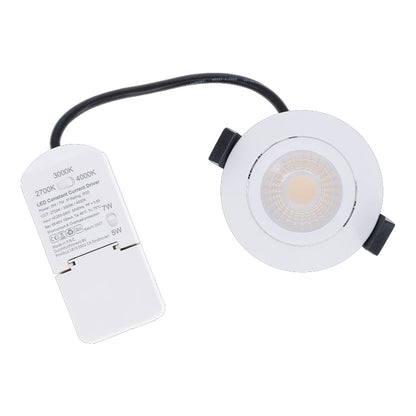 LED Inbouwspot Wit 5W 7W IP65 Dimbaar CCT