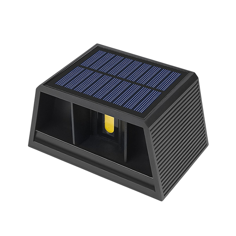 LED Wandlamp Solar  1.5W  2700K  IP65  Zwart  MDRLED®