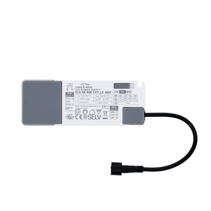 LED Louvre Paneel 120×30 – 30–36W – 130 lm/W – CCT-Switch – UGR<17 – Zwart – MDRLED®