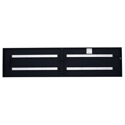 LED Louvre Paneel 120×30 – 30–36W – 130 lm/W – CCT-Switch – UGR<17 – Zwart – MDRLED®