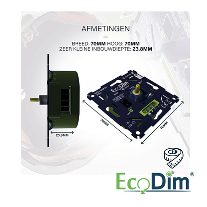 LED-DIMMER | MATERIE | DRÜCKEN/DREHEN | 0–250 W (RLC)