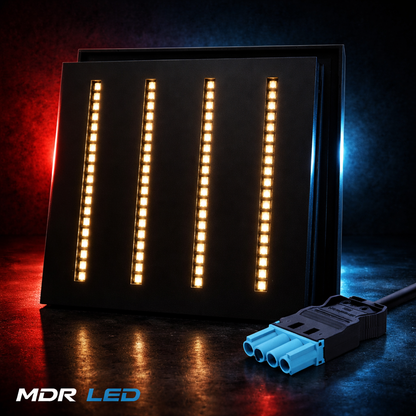 Louvre LED Paneel 60x60 Zwart 30W DALI – UGR<16 – CCT Switch – 5-SWP