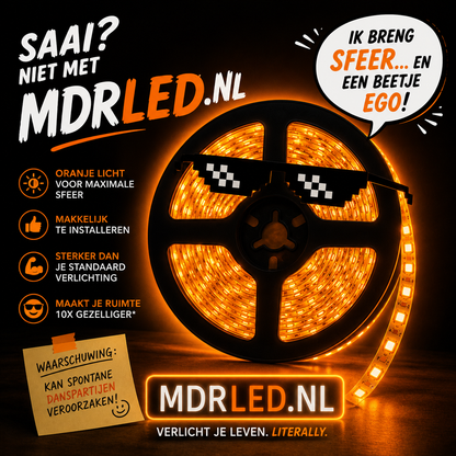 IP22-12V 5 METER 5050/60 ORANGE 16MM MDRLED®