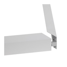 Opbouw Clickframe 60x60 Wit | Voor Back- & Side-lit LED Panelen