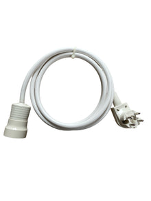 Perilex Koppelsnoer 16A – 3 of 5m, Wit, 5x2.5mm², Hittebestendig Extra Dikke Kabel