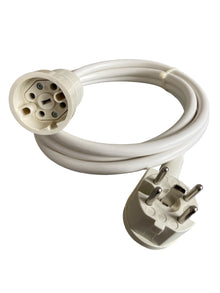Perilex Koppelsnoer 16A – 3 of 5m, Wit, 5x2.5mm², Hittebestendig Extra Dikke Kabel