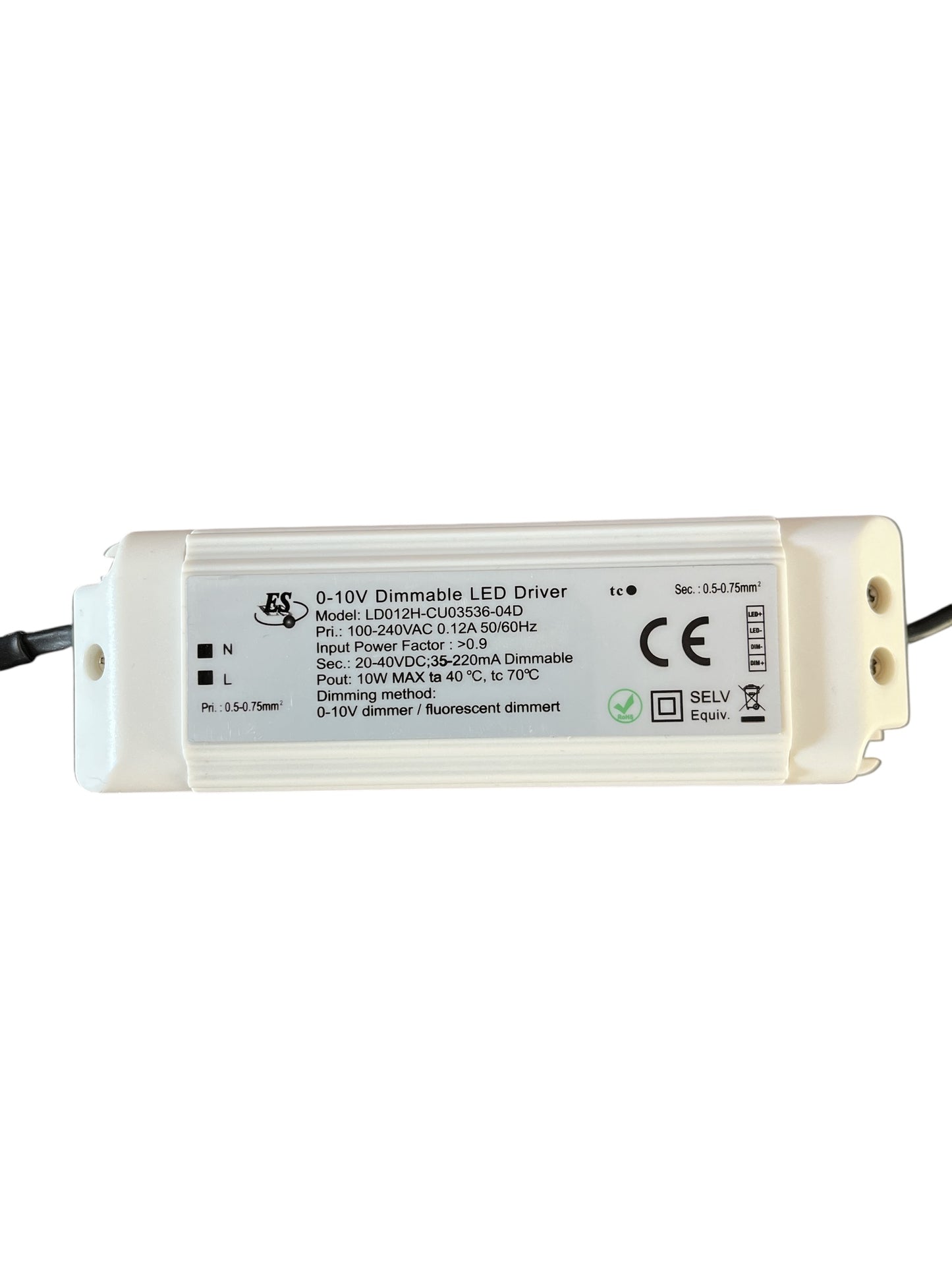LED Inbouwspot 10W 2700K CRI 90 30° | 0-10V Dimbaar | CREE COB