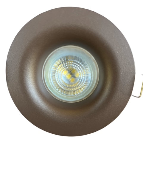 Verdiepte Inbouwspot Mat Donkerbrons Ø88 mm – GU10 Anti-Verblindend