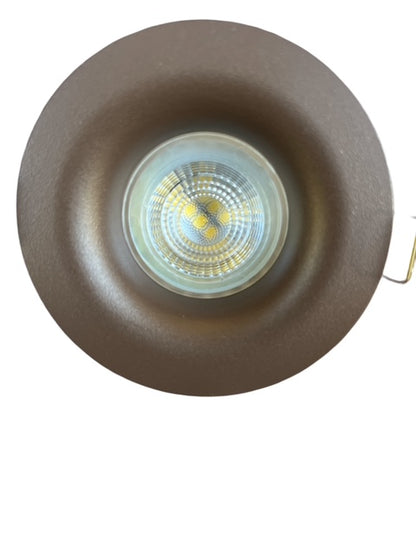 Verdiepte Inbouwspot Mat Donkerbrons Ø88 mm – GU10 Anti-Verblindend