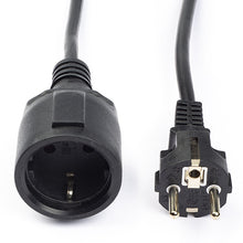 Verlengsnoer  5 meter (3x 1.50 mm², Zwart) 3600 Watt MDRLED®